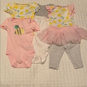 Cloud Island Onesie Bundle 0-3 Months